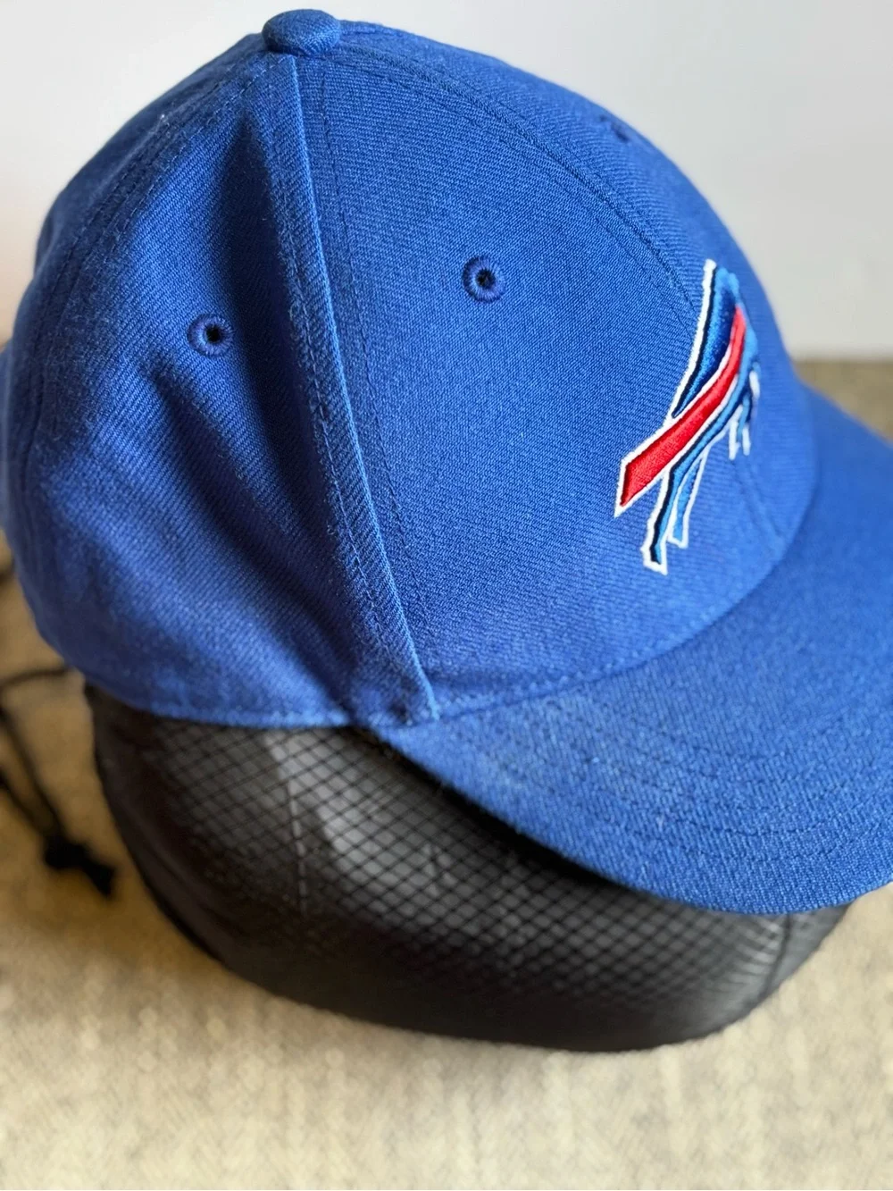 ‘47 Blue Buffalo Bills NFL Baseball Cap with Red Accent